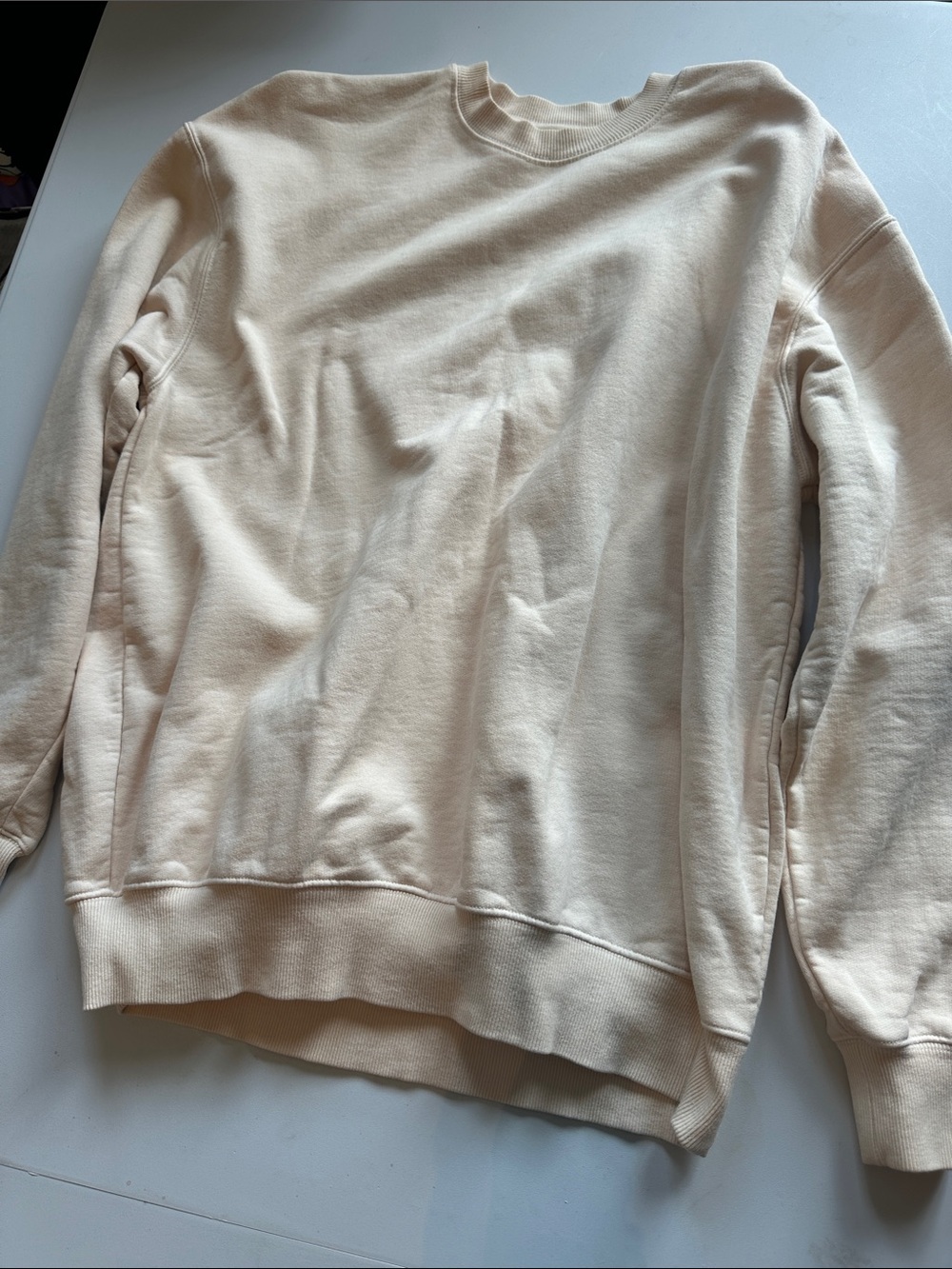 Classic Crewneck Sweatshirt in Cream